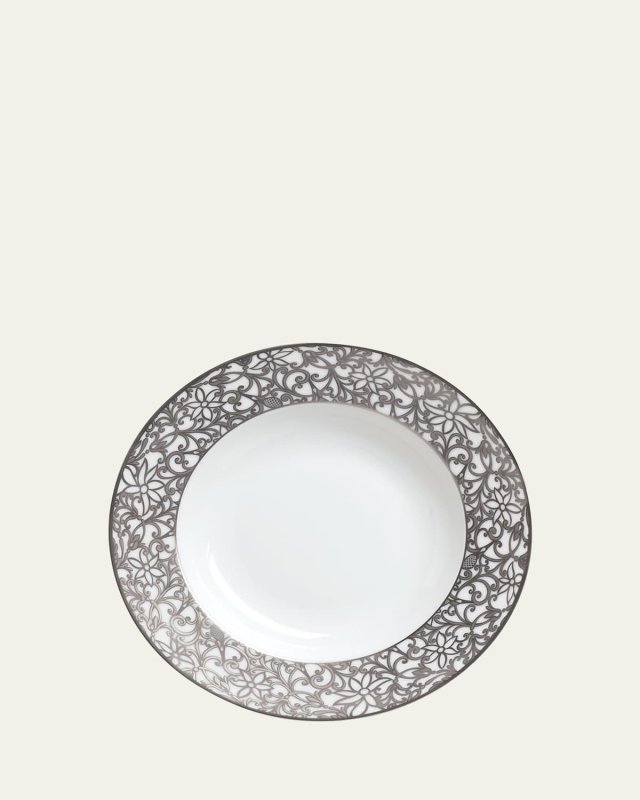 Salamanque Platinum French Rim Soup Plate